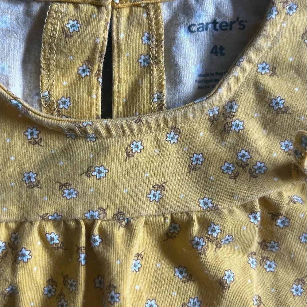 Carter's Yellow Floral toddler girls Top